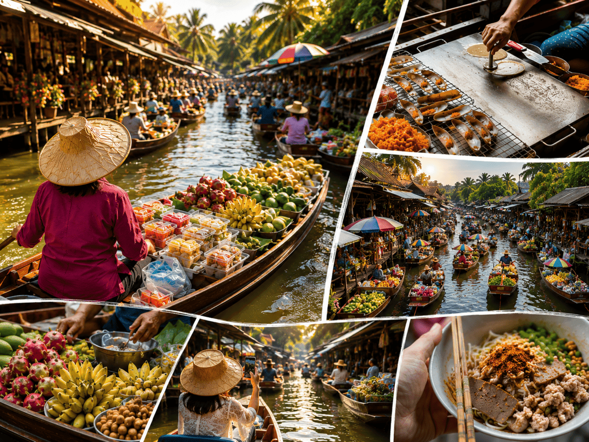 From Bangkok: Damnoen Saduak Floating Market Guided Tour travel program by Unix Peak Travel