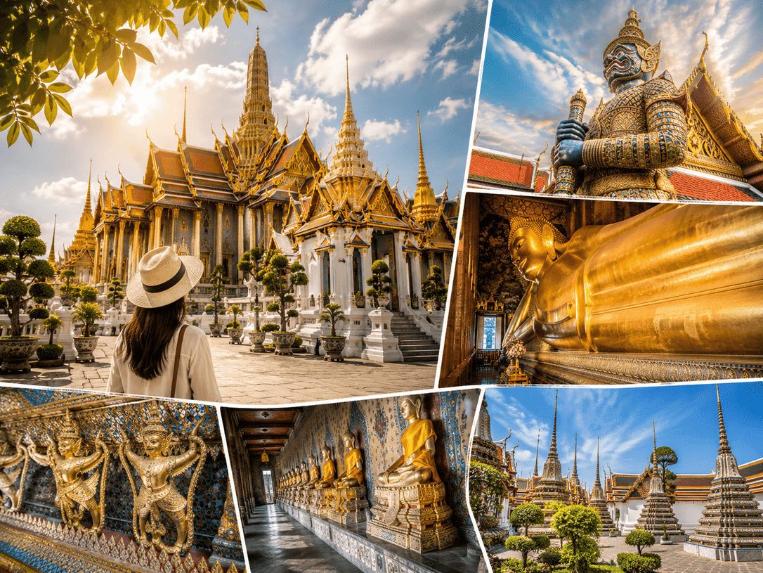 Bangkok: Grand Palace & Wat Pho Half-Day Private Tour travel program by Unix Peak Travel